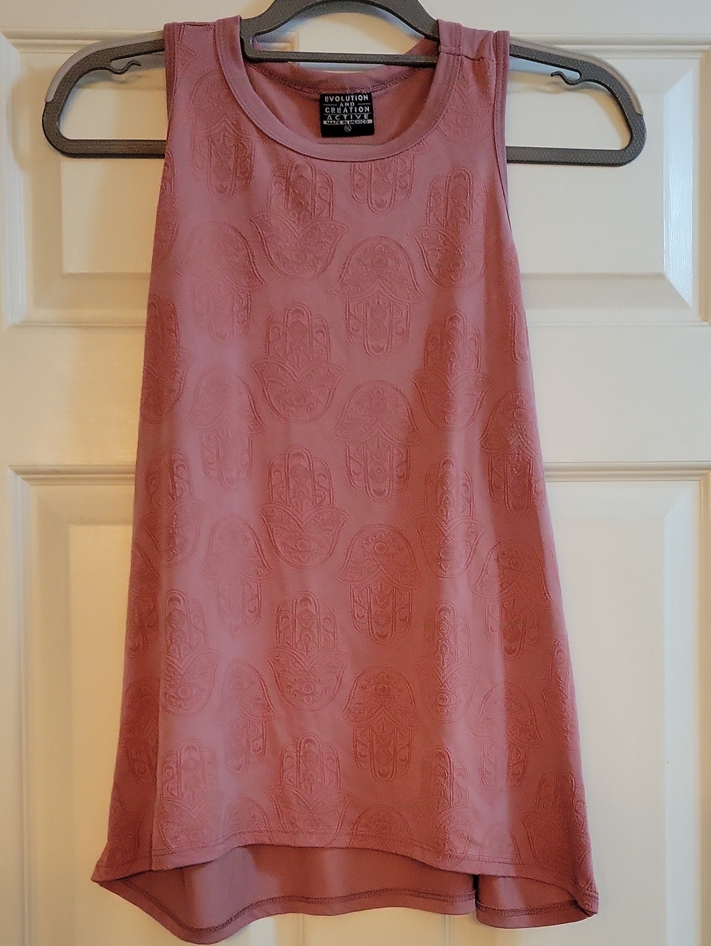 Evolution and Creation Dusty Rose High-Low Sleeveless Dress
